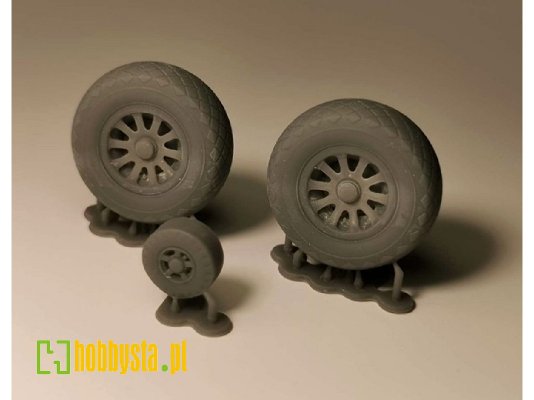 P-51c Mustang - Zestaw Kół - zdjęcie 1
