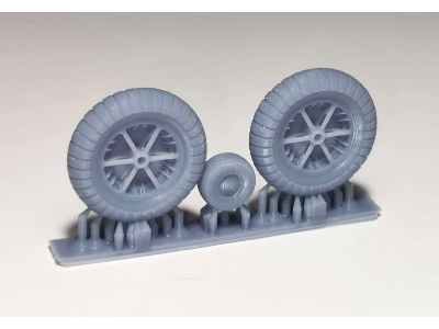 Messerschmitt Bf-109 - Zestaw Kół - zdjęcie 1