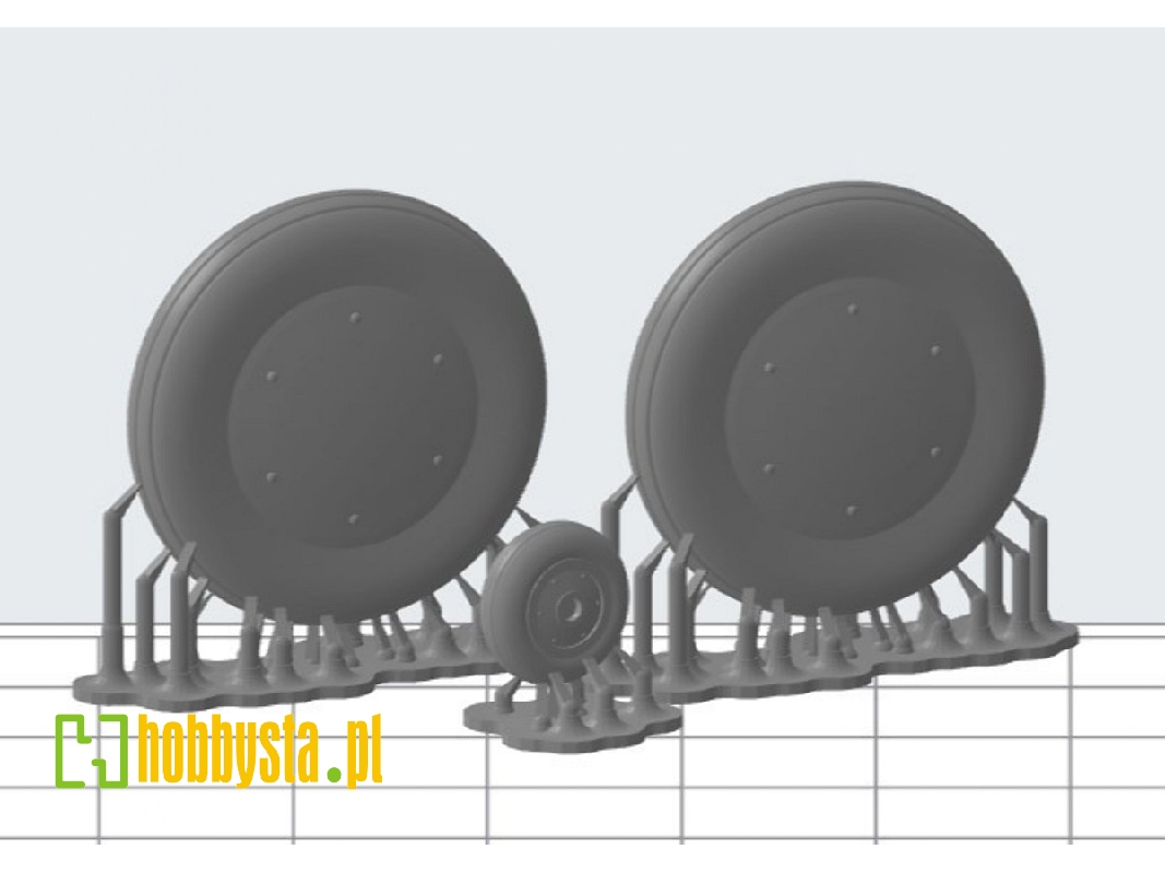 Gloster Gladiator Mk.Ii - Zestaw Kół - zdjęcie 1