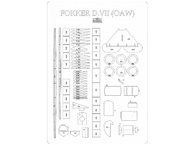 Fokker D.Vii (Oaw) - Szkielet, Detale - zdjęcie 1