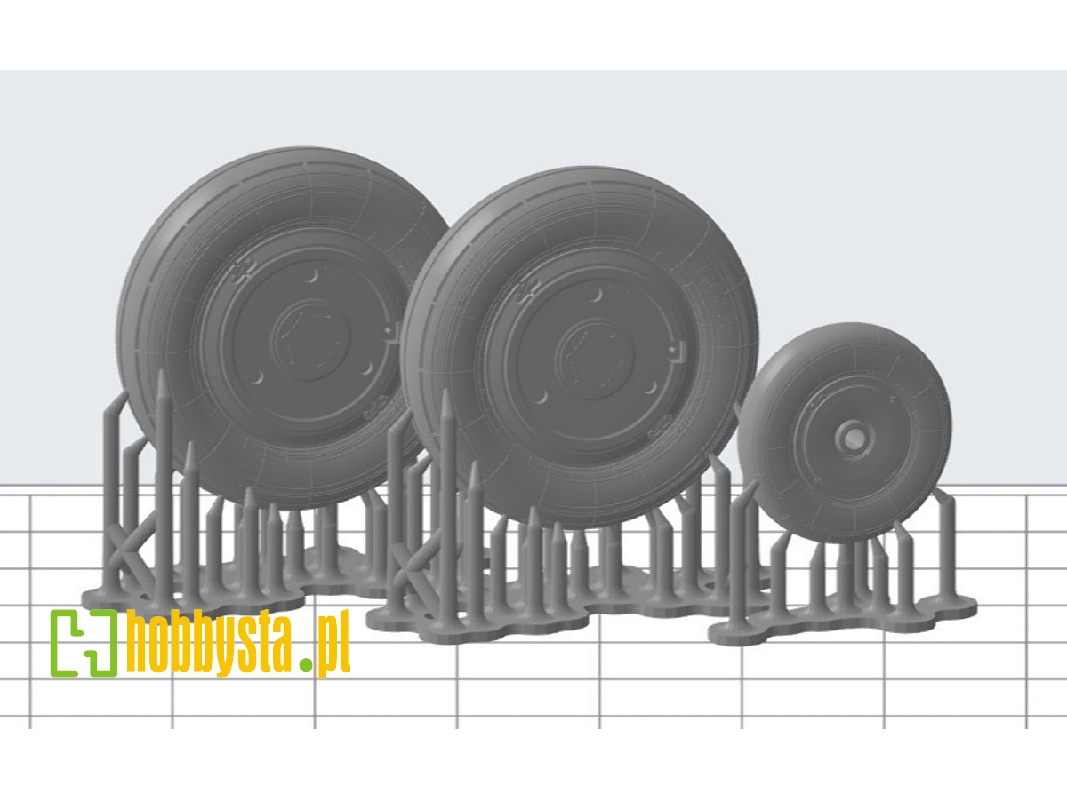 Su-7/9 - Zestaw Kół - zdjęcie 1