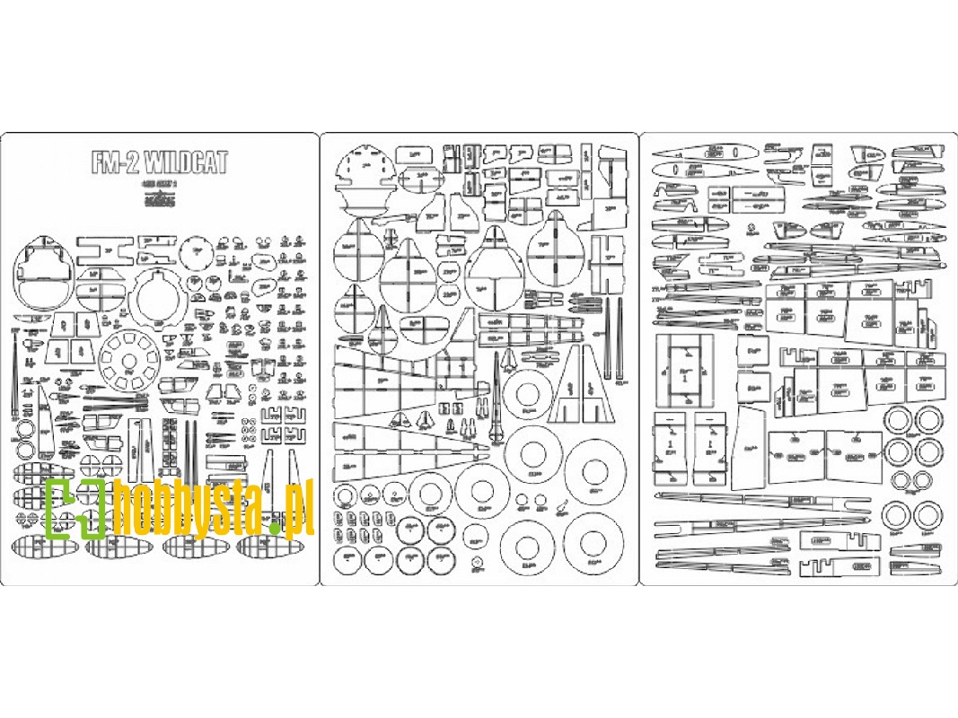 Fm-2 Wildcat - Szkielet - zdjęcie 1
