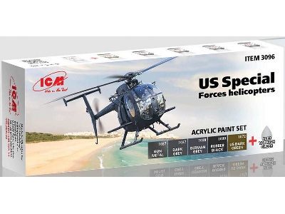 Acrylic Paint Set For Us Special Forces Helicopters - zdjęcie 1