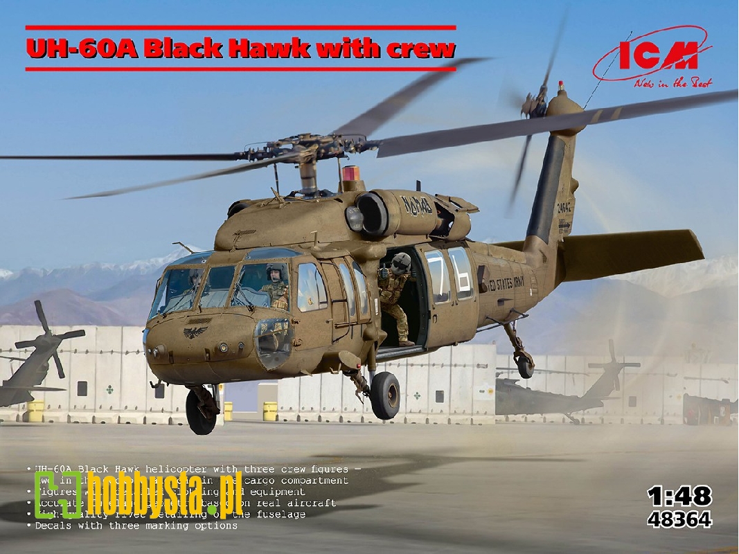 Uh-60a Black Hawk With Crew - zdjęcie 1