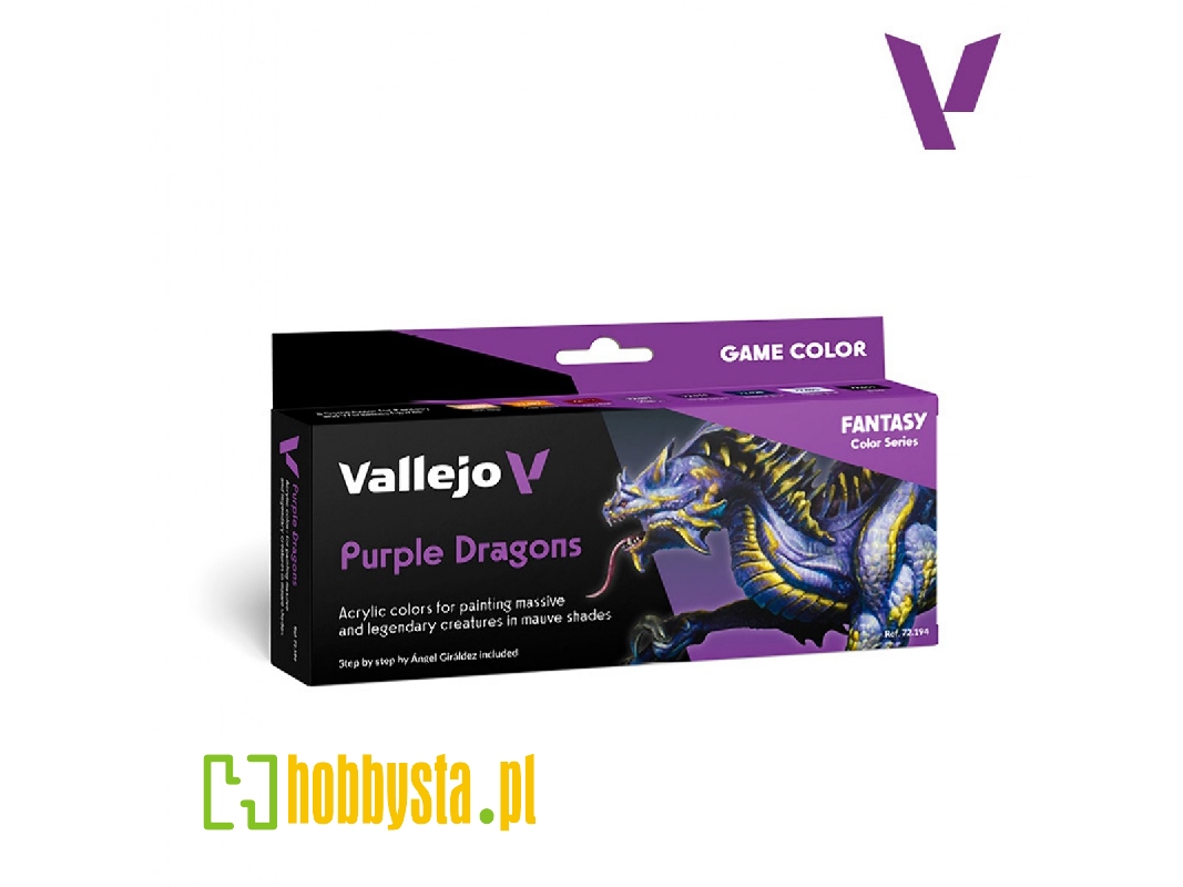 72194 Fantasy Color Set Purple Dragons - zdjęcie 1