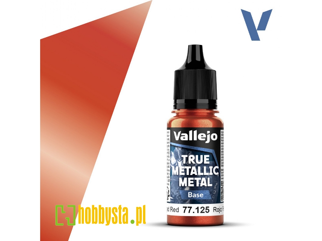 77125 True Metallic Metal Base - Forged Red - zdjęcie 1