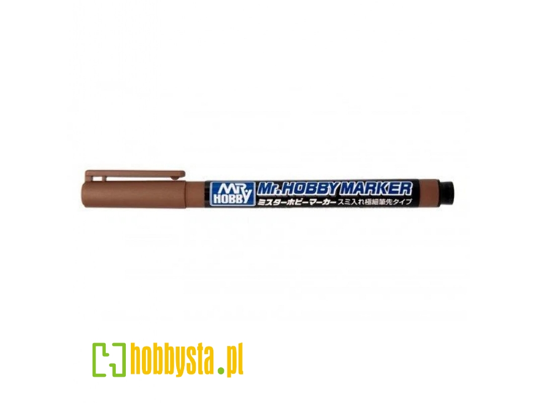 Cm-103 Mr. Hobby Marker Super Fine Tip Brush Pen Brown - zdjęcie 1