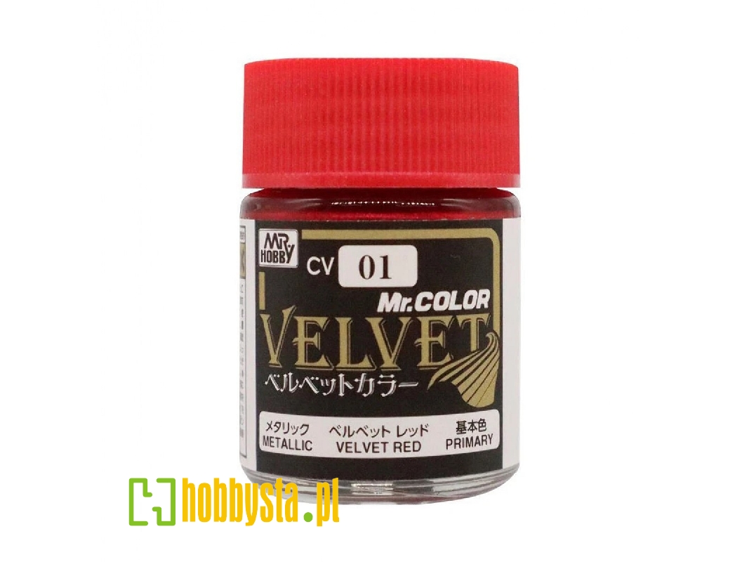 Cv01 Mr. Color Velvet Red Metallic - zdjęcie 1