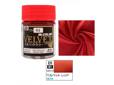 Cv01 Mr. Color Velvet Red Metallic - zdjęcie 2