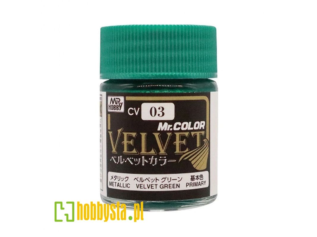 Cv03 Mr. Color Velvet Green Metallic - zdjęcie 1