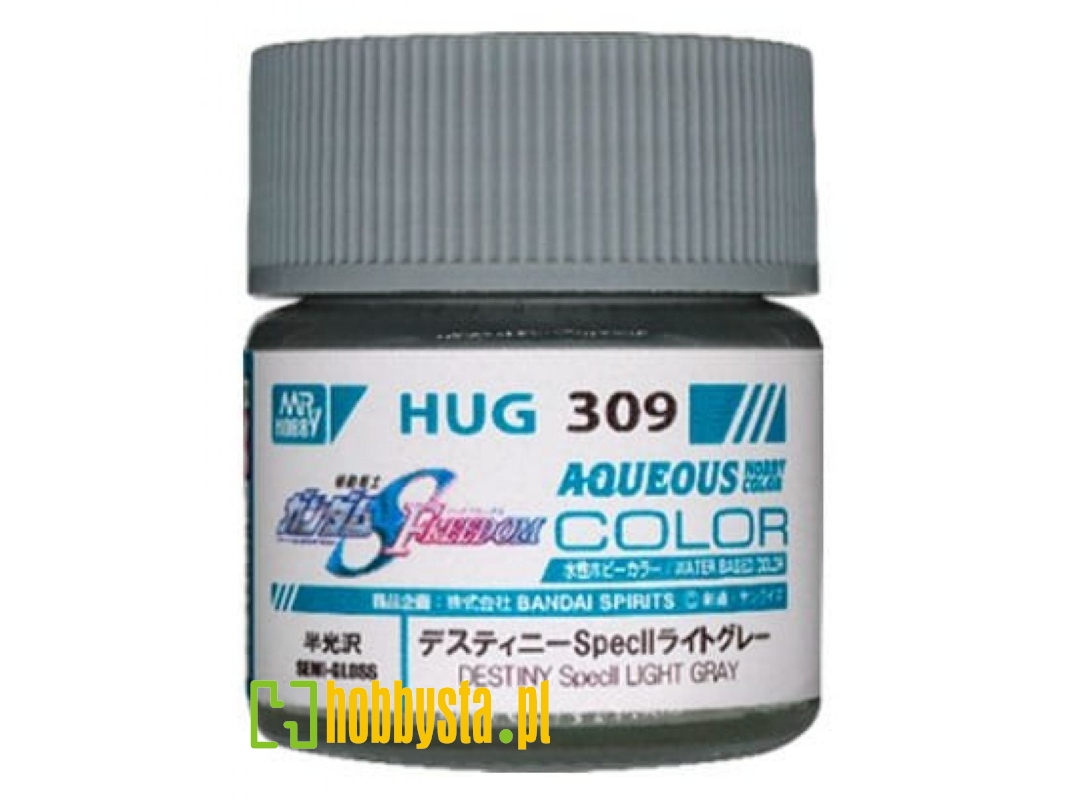 Hug309 Mr.Aqueous Gundam Color - Destiny Specll Light Gray Semi-gloss - zdjęcie 1
