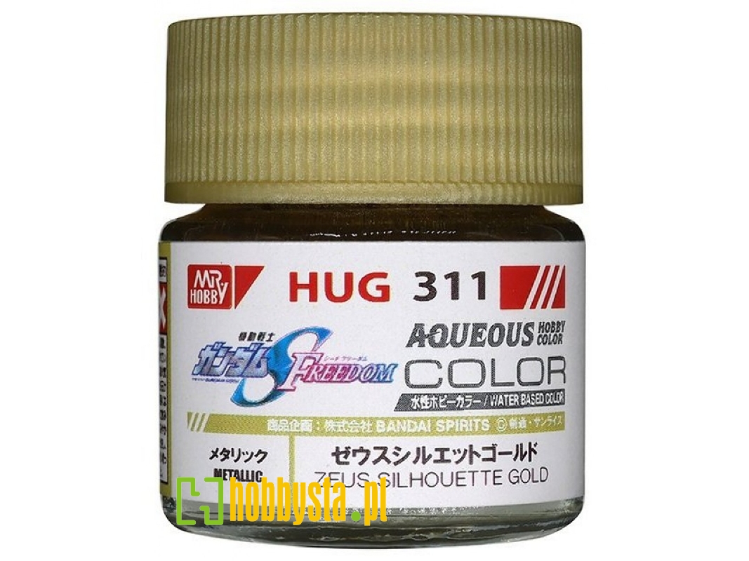 Hug311 Mr.Aqueous Gundam Color - Zeus Silhouette Gold Metallic - zdjęcie 1