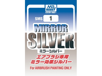 Sms1 Mirror Silver (For Airbrush Painting Only) - zdjęcie 2