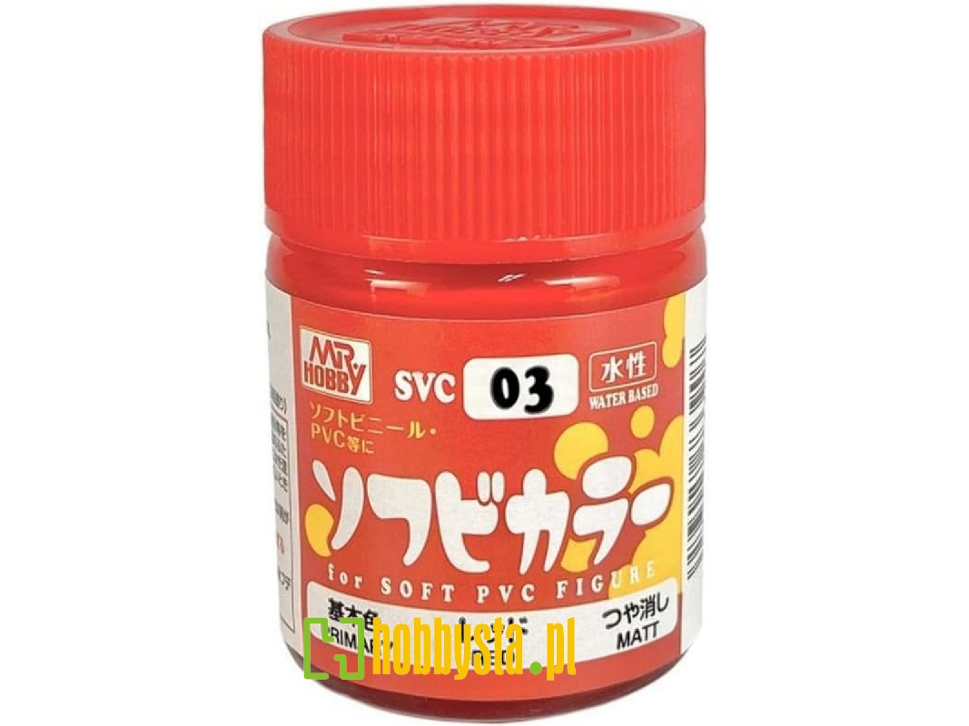 Svc03 Red Matt For Soft Pvc Figure - zdjęcie 1