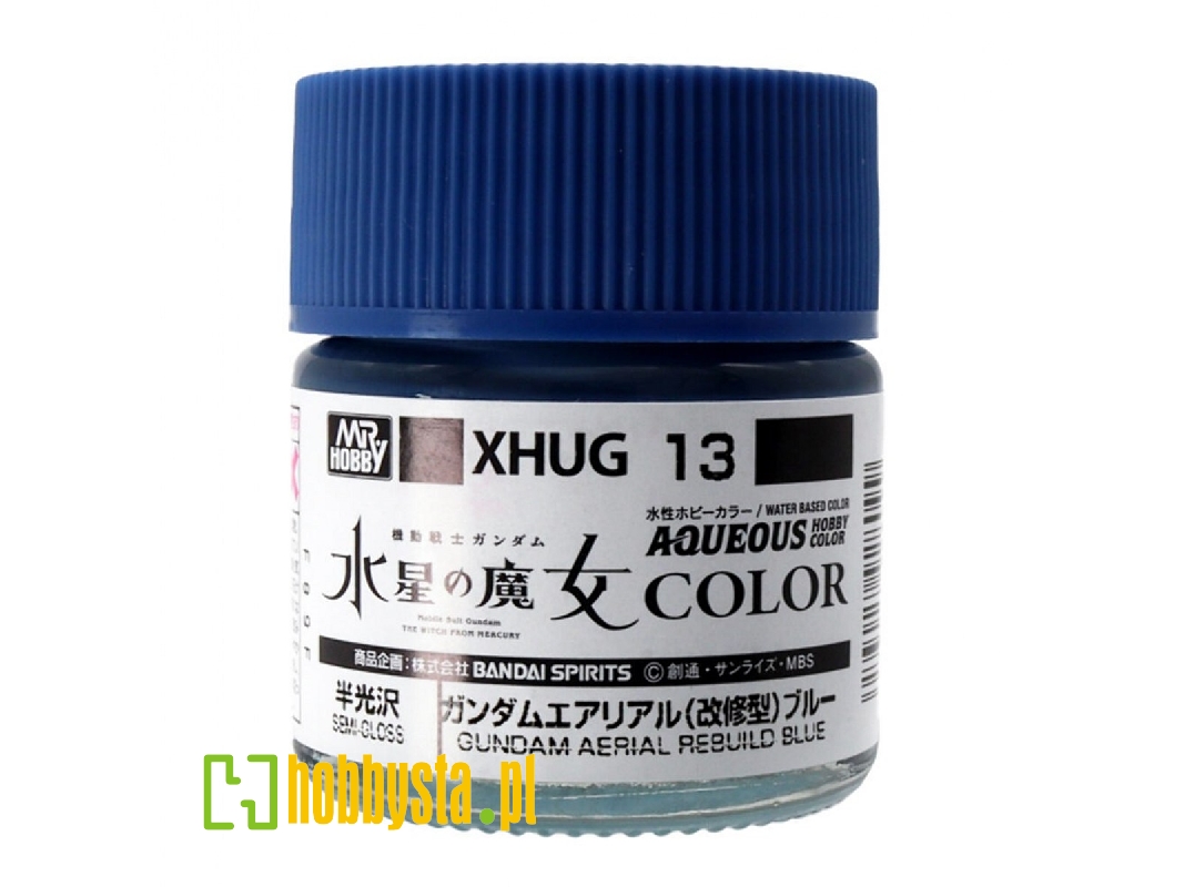 Xhug13 Aqueous Gundam Aerial Rebuild Blue, Semi-gloss - zdjęcie 1