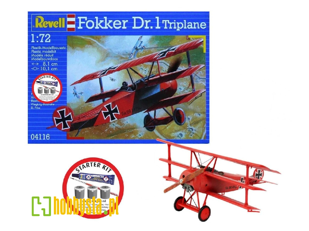 Fokker Dr.1 Triplane Starter Kit - zdjęcie 1
