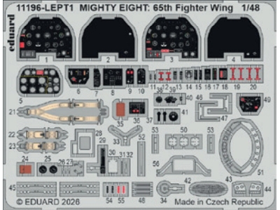 North American P-51 D Mustang - Mighty Eight (4th Fg, 355th Fg, 361st Fg And 479th Fg Decals) - zdjęcie 6
