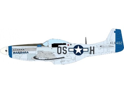 North American P-51 D Mustang - Mighty Eight (4th Fg, 355th Fg, 361st Fg And 479th Fg Decals) - zdjęcie 11