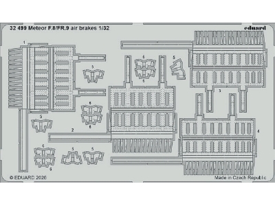 Gloster Meteor F.8 / Fr.9 - Air Brakes (For Revell Kits) - zdjęcie 1