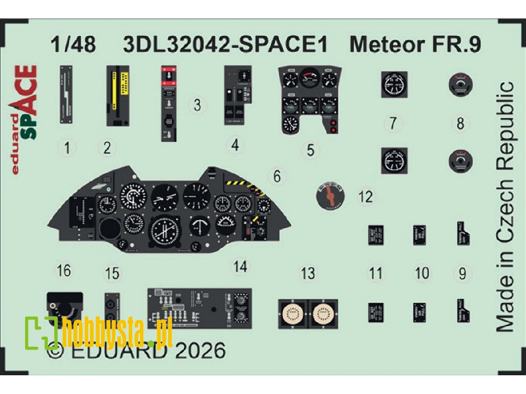 Gloster Meteor Fr.9 - Space Set (For Revell Kits) - zdjęcie 1