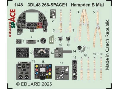 Handley Page Hampden B Mk.I - Space Set (For Icm Kits) - zdjęcie 1