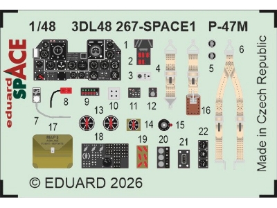 Republic P-47 M Thunderbolt - Space Set (For Miniaart Kits) - zdjęcie 1