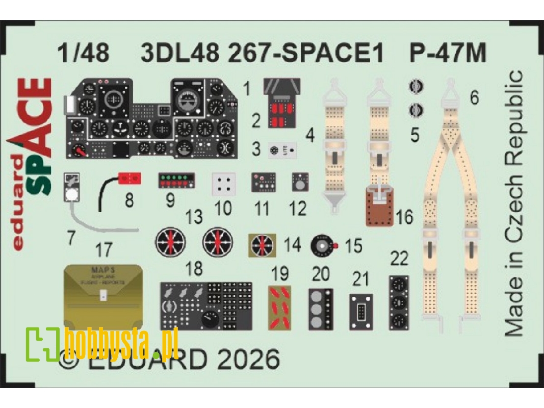Republic P-47 M Thunderbolt - Space Set (For Miniaart Kits) - zdjęcie 1