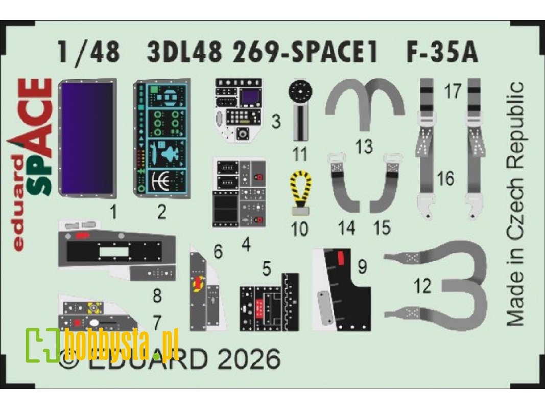 Lockheed Martin F-35 A Lightning Ii - Space Set (For Italeri Kits) - zdjęcie 1