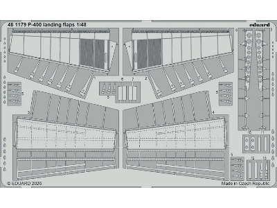 Bell P-400 Airacobra - Landing Flaps (For Arma Hobby Kits) - zdjęcie 1