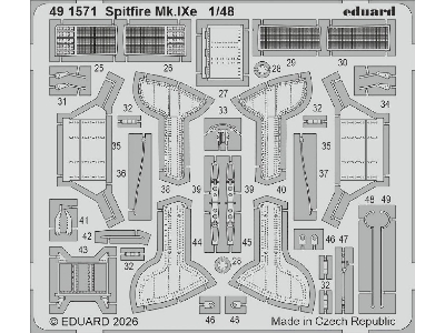 Supermarine Spitfire Mk.Ixe - Pe Set (For Airfix Kits) - zdjęcie 1
