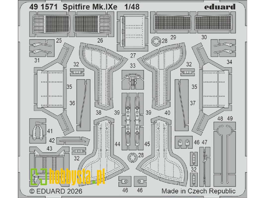 Supermarine Spitfire Mk.Ixe - Pe Set (For Airfix Kits) - zdjęcie 1