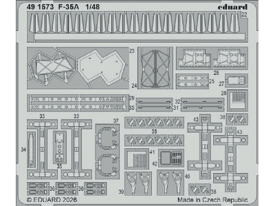 Lockheed Martin F-35 A Lightning Ii - Pe Set (For Italeri Kits) - zdjęcie 1