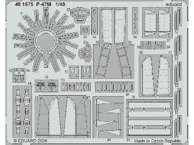 Republic P-47 M Thunderbolt - Pe Set (For Miniart Kits) - zdjęcie 1