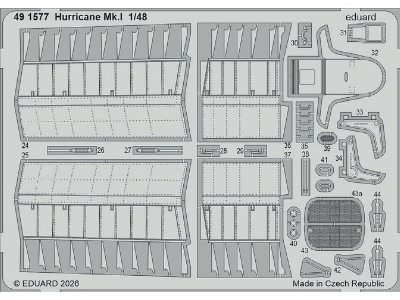 Hawker Hurricane Mk.I - Pe Set (For Arma Hobby Kits) - zdjęcie 1