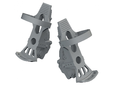 Messerschmitt Bf-109 G-5 / G-6 - Rudder Pedals (3d-printed / For Airfix Kits) - zdjęcie 1