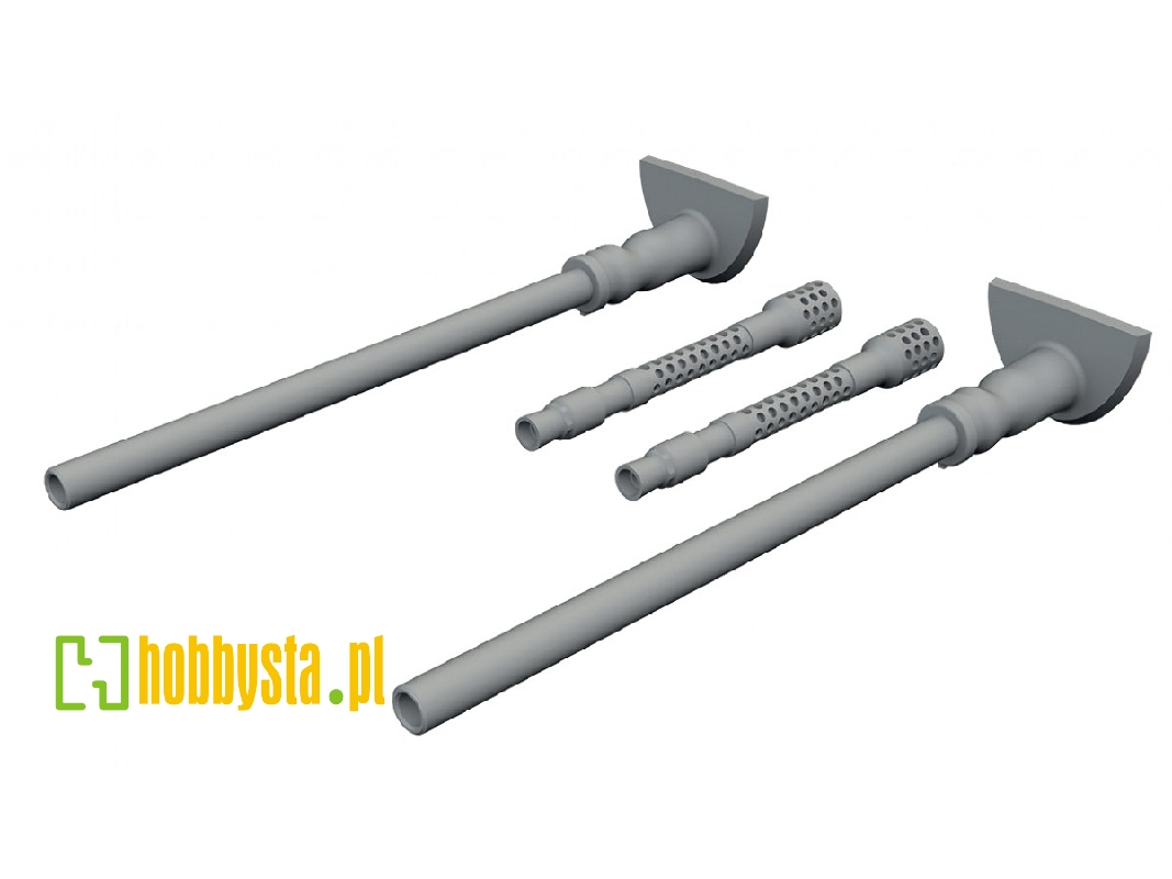 Messerschmitt Bf-109 G-5 / G-6 - Gun Barrels (3d-printed / For Airfix Kits) - zdjęcie 1