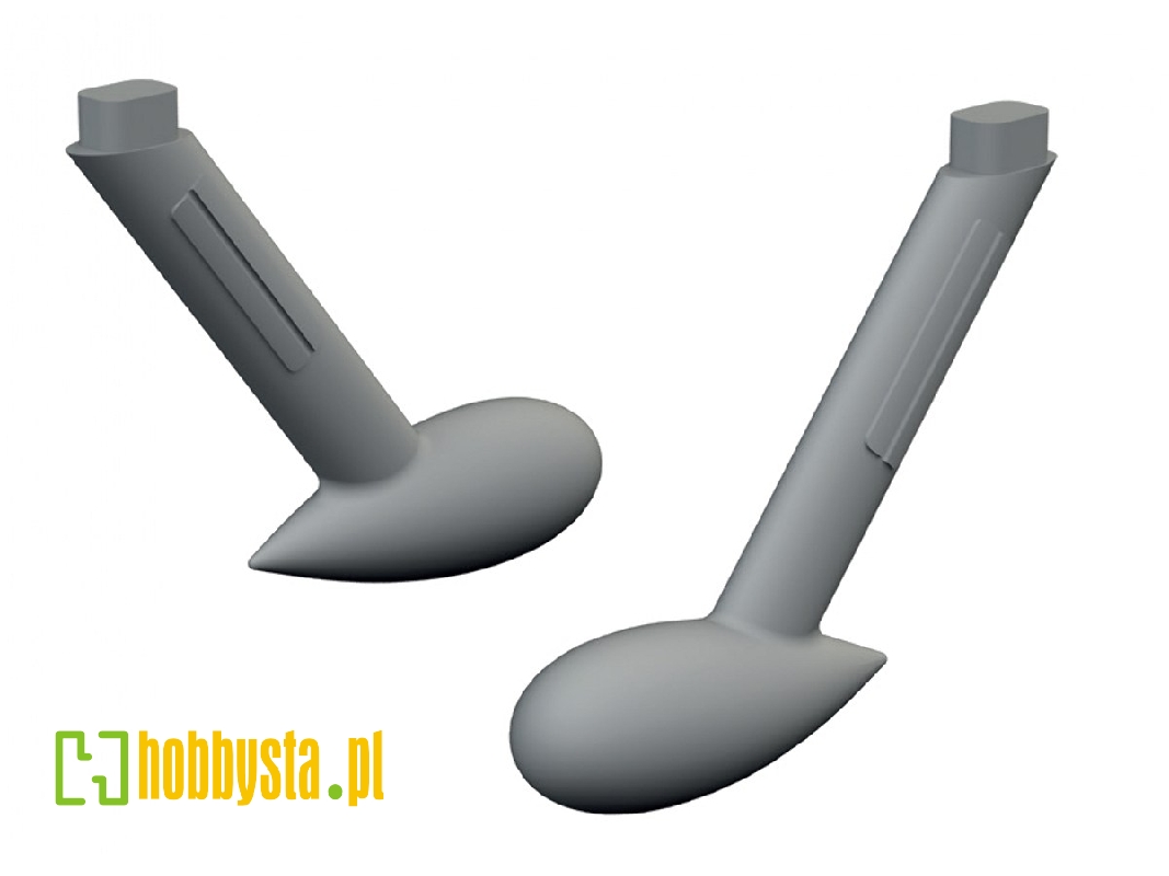 Messerschmitt Bf-109 G - Balance Weights (3d-printed / For Airfix Kits) - zdjęcie 1