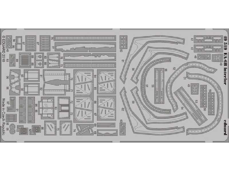  EA-6B interior S. A. 1/48 - Kinetic - blaszki - zdjęcie 1