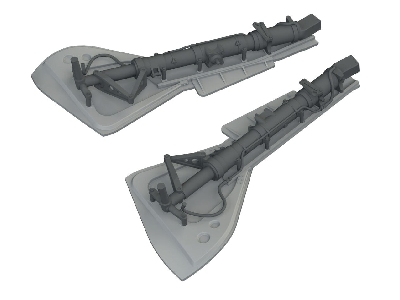 Focke Wulf Fw-190 - Undercarriage Legs (3d-printined / For Revell Kits) - zdjęcie 1