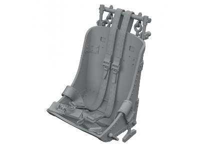 Republic P-47 D Razorback - Seat With Intergral Seat Belts (For Miniart Kits / 3d-printed) - zdjęcie 1