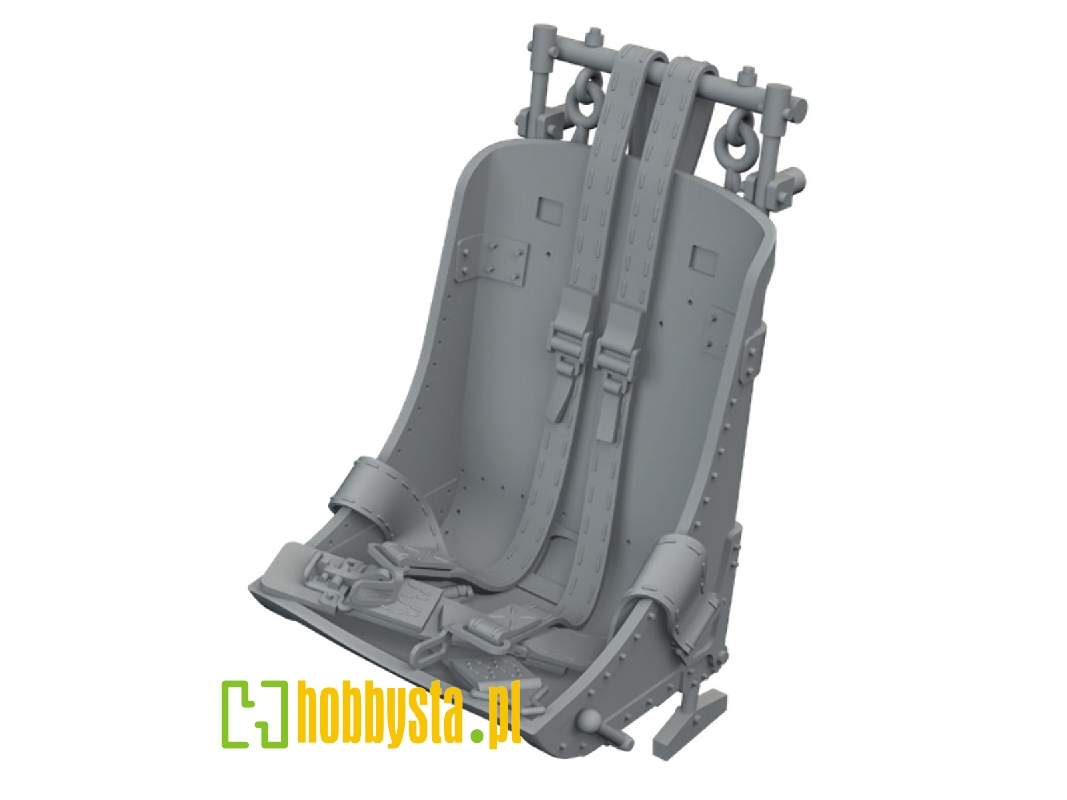 Republic P-47 D Razorback - Seat With Intergral Seat Belts (For Miniart Kits / 3d-printed) - zdjęcie 1