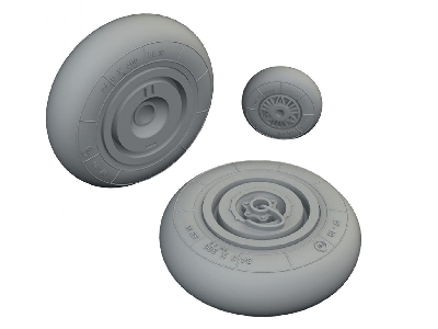 Henschel Hs 129 B - Wheels (For Takom Kits) - zdjęcie 1