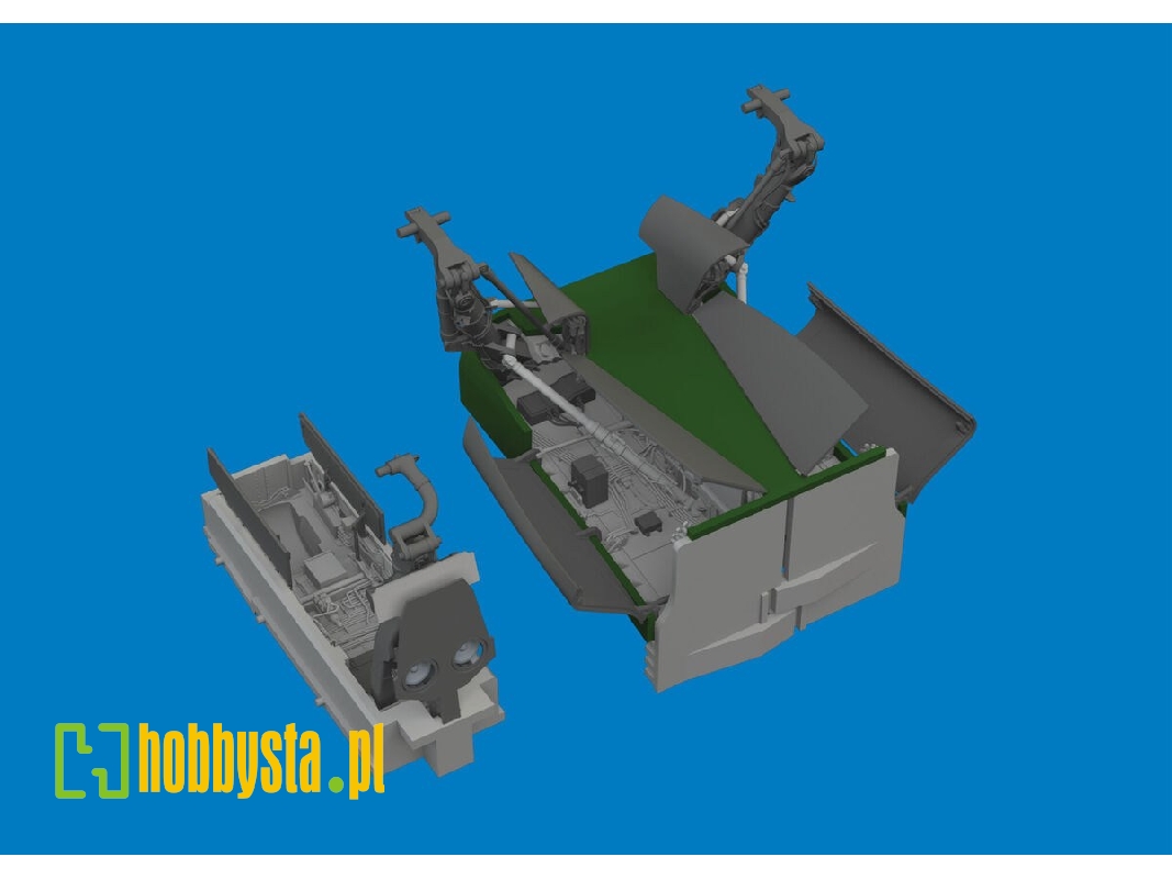 Sepecat Jaguar - Wheel Bays & Undercarriage Legs (3d-printed / For Airfix Kits) - zdjęcie 1