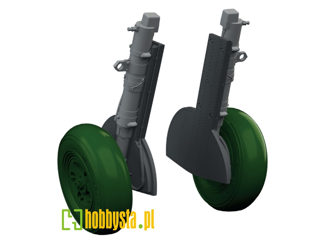 Supermarine Spitfire Mk.I / Mk.Ii / Mk. Va / Mk.Vb - Undercarriage Legs (3d-printed / For Eduard Kits) - zdjęcie 1