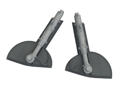 Supermarine Spitfire Mk.I / Mk.Ii / Mk. Va / Mk.Vb - Undercarriage Legs (3d-printed / For Eduard Kits) - zdjęcie 2