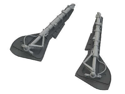 Focke Wulf Fw-190 A-8 - Undercarriage Legs (For Eduard Kits / 3d-printed) - zdjęcie 1