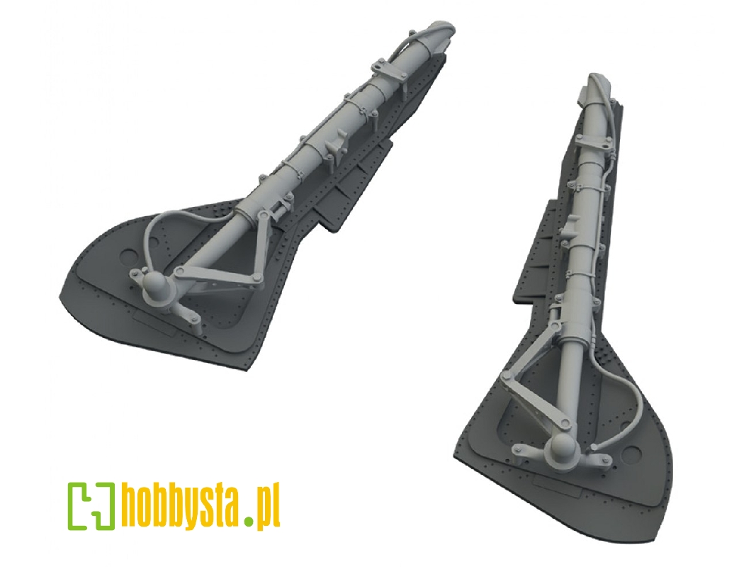 Focke Wulf Fw-190 A-8 - Undercarriage Legs (For Eduard Kits / 3d-printed) - zdjęcie 1