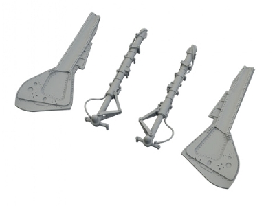 Focke Wulf Fw-190 A-8 - Undercarriage Legs (For Eduard Kits / 3d-printed) - zdjęcie 2