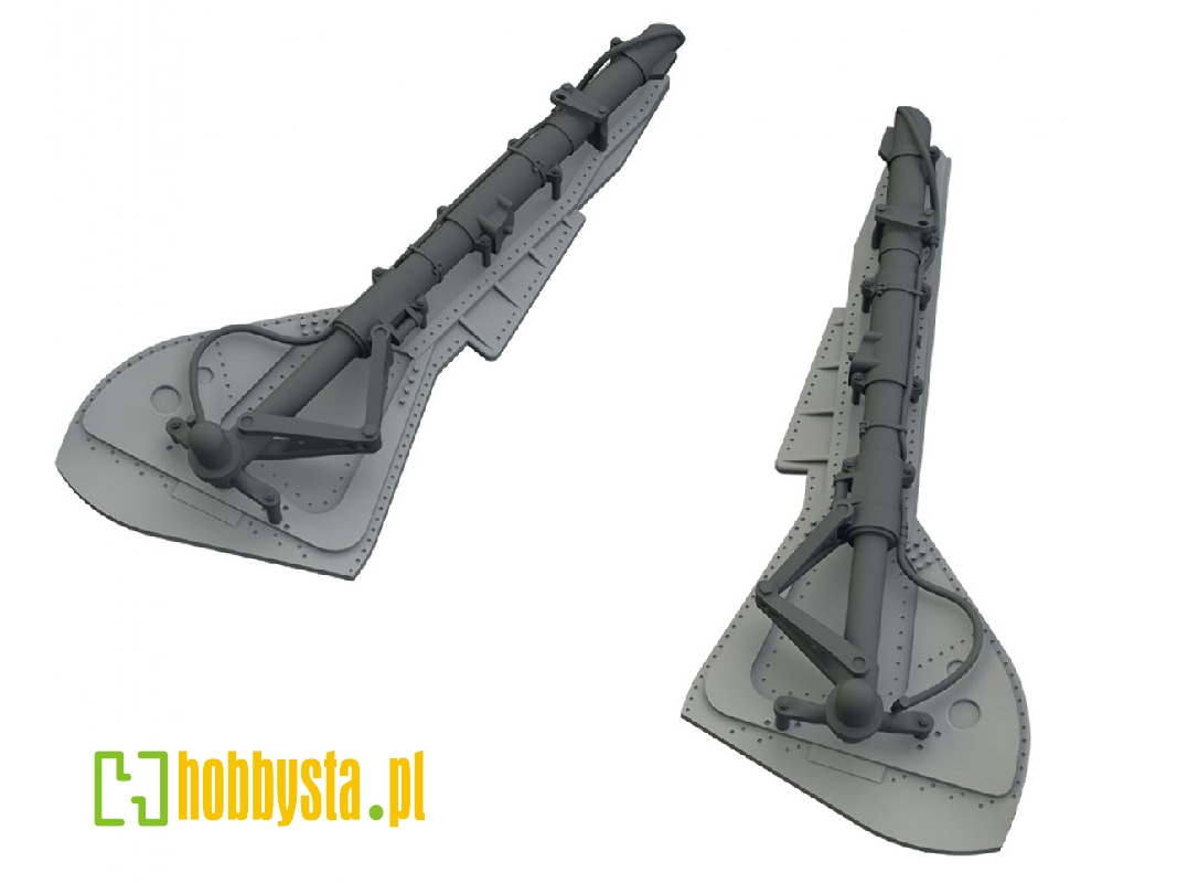 Focke Wulf Fw-190 A-8 / R-2 - Undercarriage Legs (3d-printed / For Eduard Kits) - zdjęcie 1