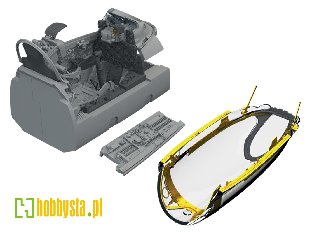 Mig-21 F - Cockpit (3d-printed / For Eduard Kits) - zdjęcie 1